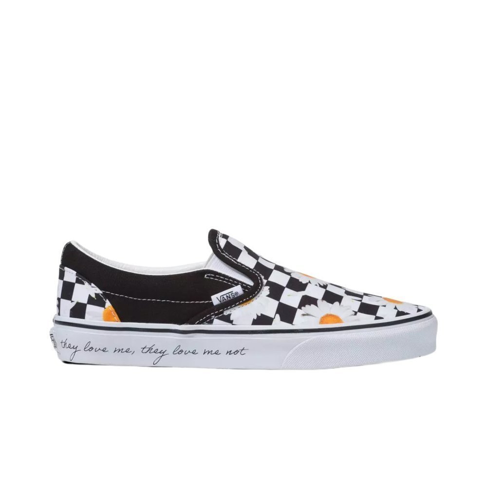 VANS Womens Daisy Checkerboard Slip On Shoes - Picture 4 of 5